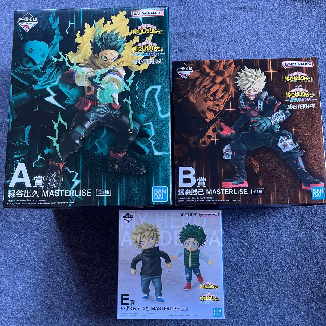 一番くじ　僕のヒーローアカデミア　更に向こうへ　出久　爆豪　3体セット