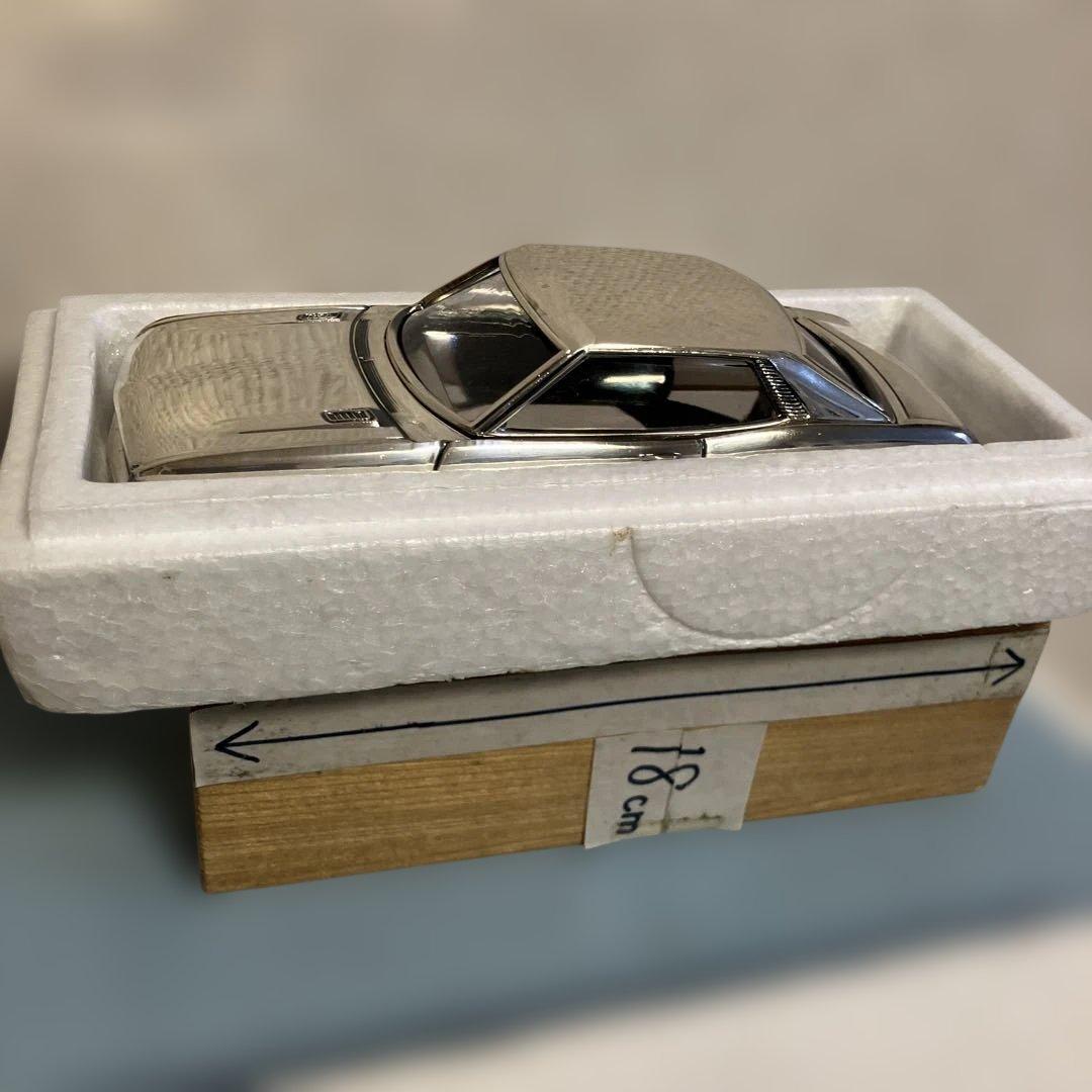 当時ものトヨタセリカ　金属製メタルシガレットケース　シルバー非売品