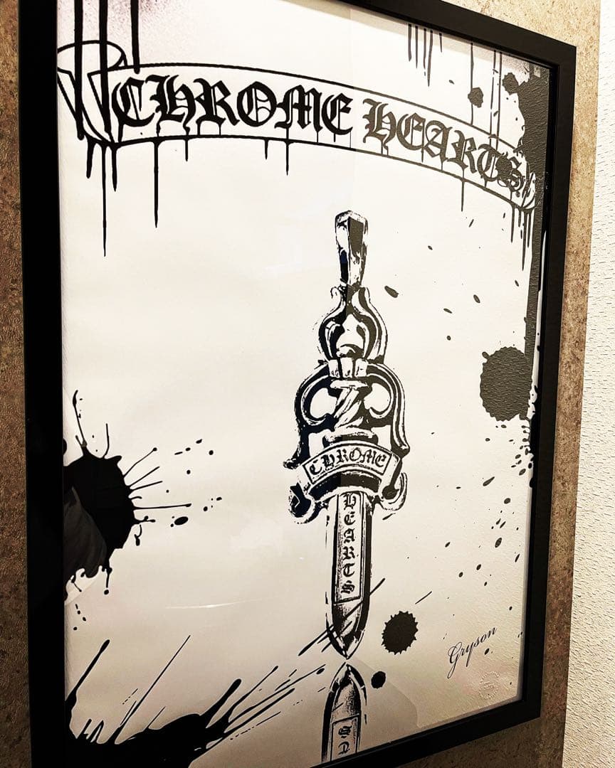 Grysonアート3L クロムハーツオマージュパロディアート