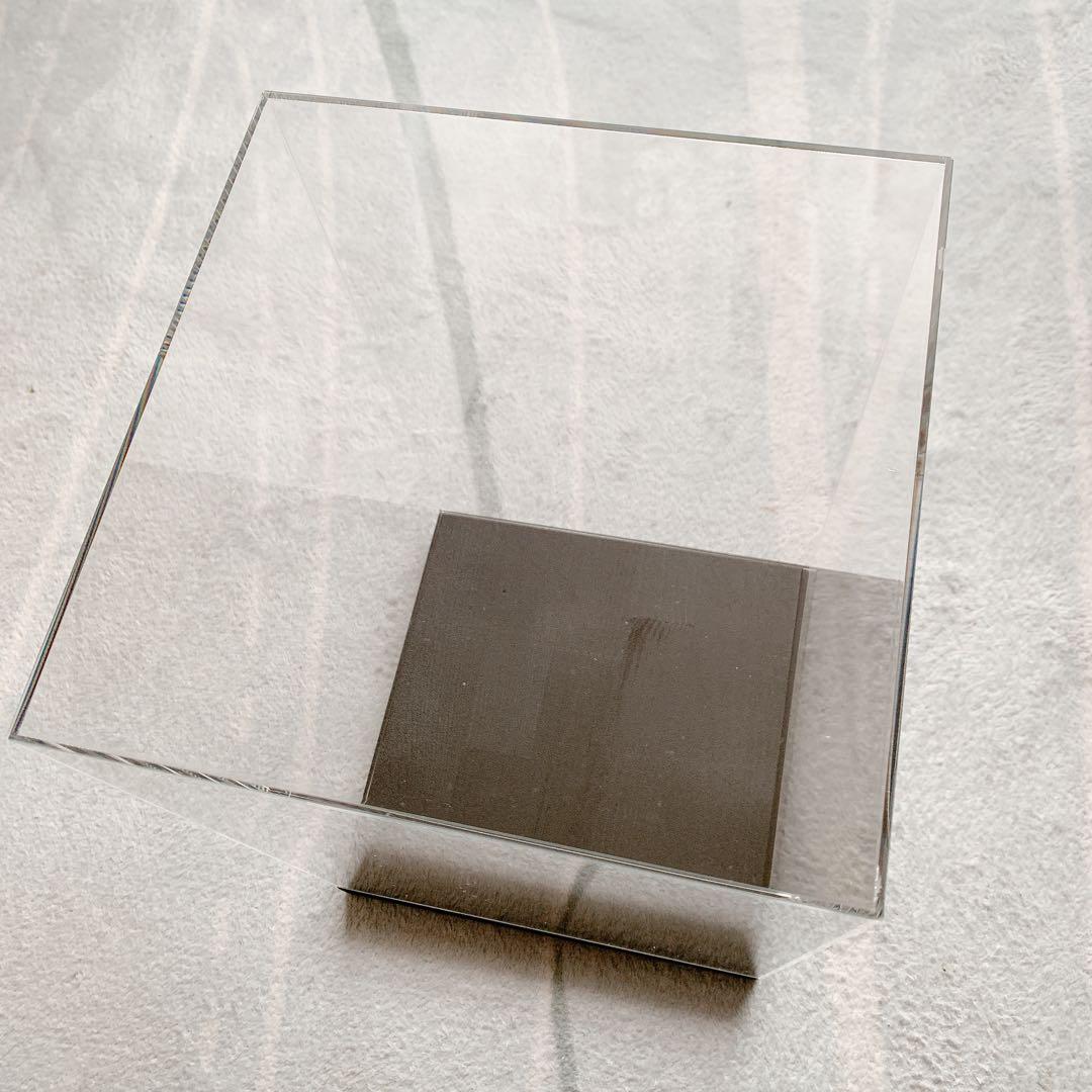 24h内発送✨台座乗せタイプ アクリルケース 黒 標本箱 標本ケース 透明ケース