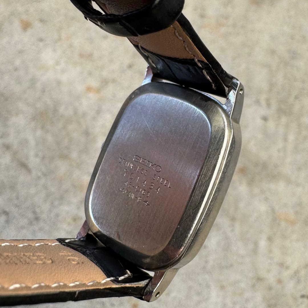 【新品電池】seiko tank ヴィンテージ 稼働品 美品