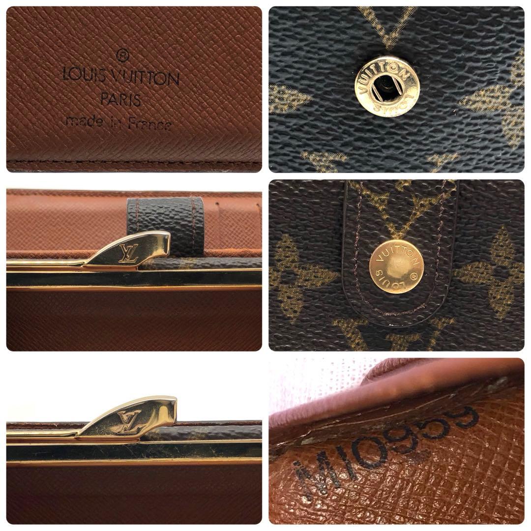 ルイヴィトン モノグラム ポルトフォイユ ヴィエノワ がま口 コンパクト財布