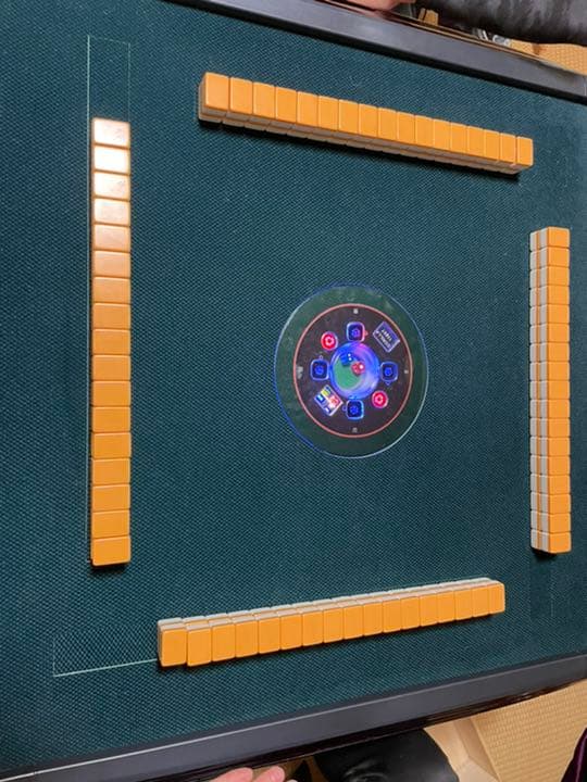 全自動麻雀卓 Gorilla 33ミリ牌  静音タイプ ２セット 赤牌 点棒