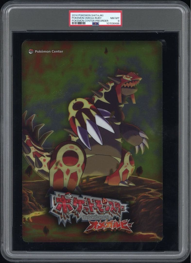 PSA8 ポケモンセンター shitajiki 下敷き 2種　セット