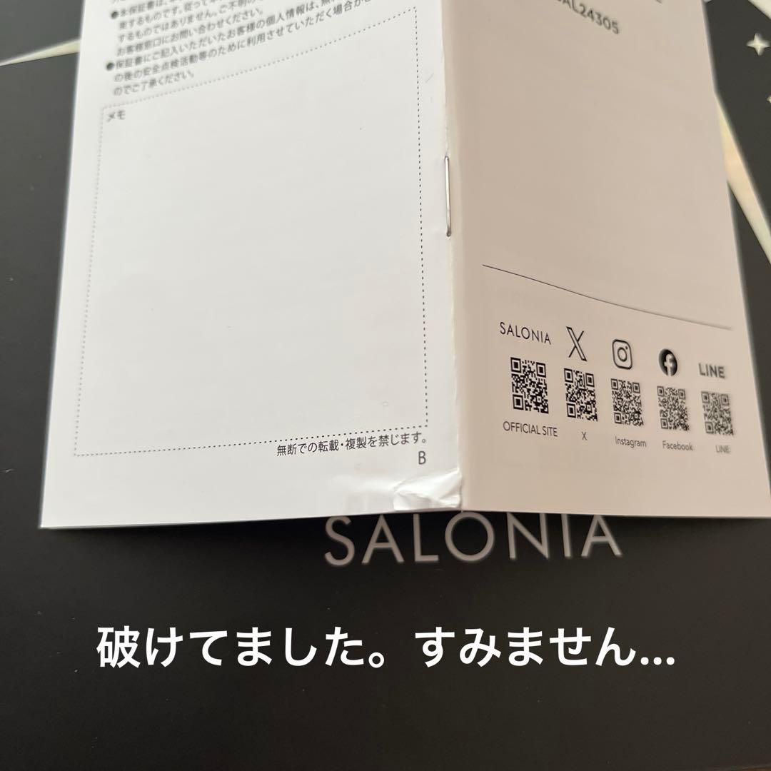 【used・美品】SALONIA EMSリフトブラシ3Dケア　ギフトBOX