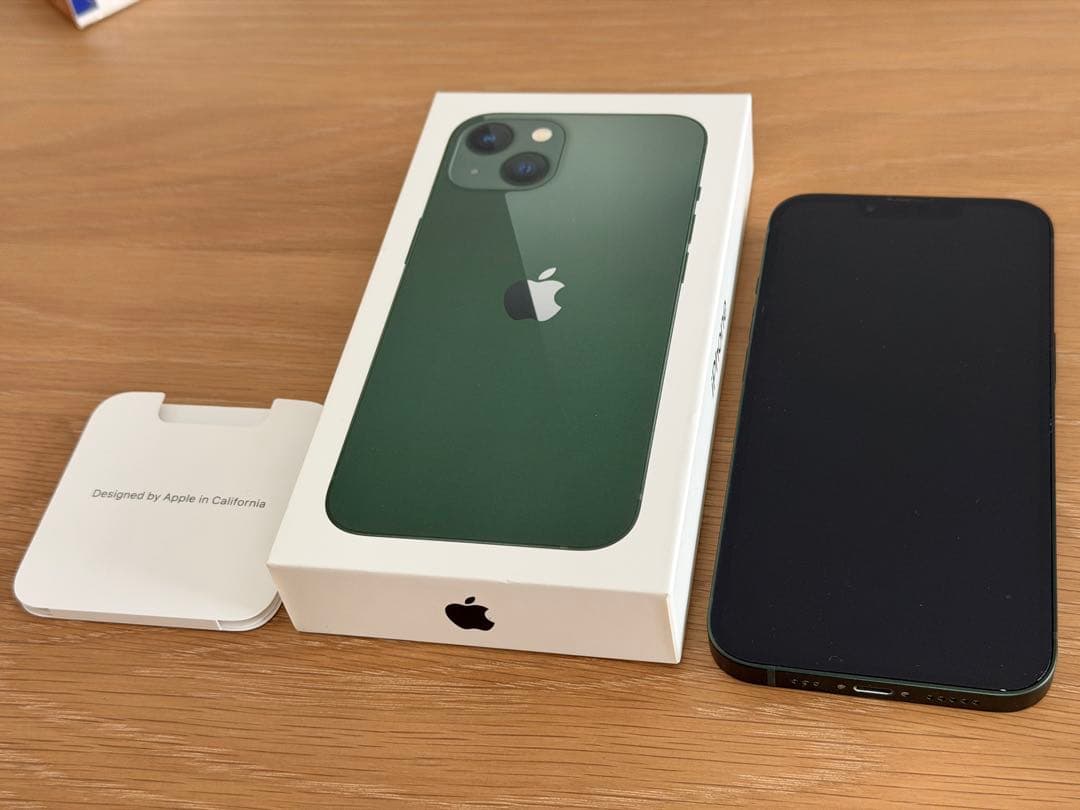 【極美品】iPhone 13 グリーン　128GB SIMフリー
