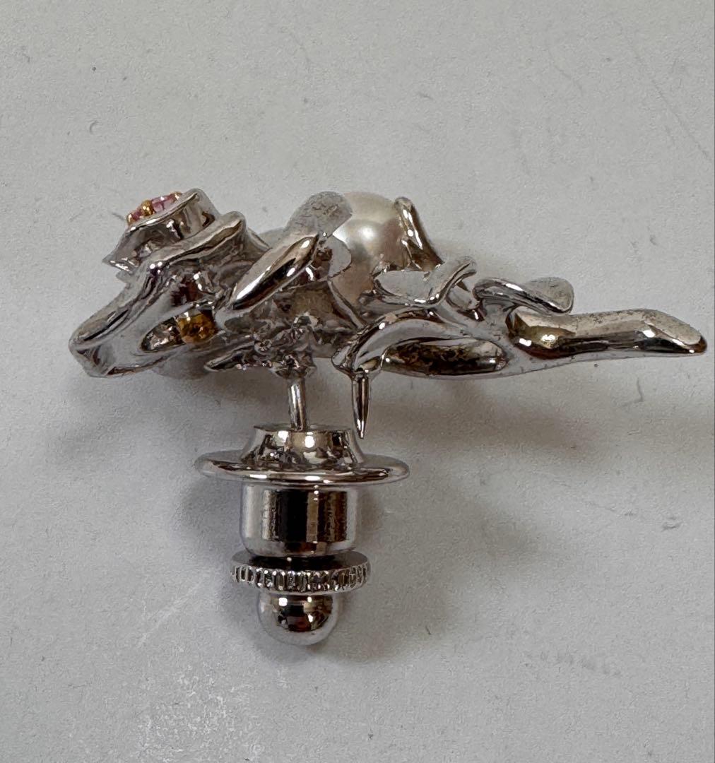 MIKIMOTO ミキモト ピンクサファイア パールブローチ