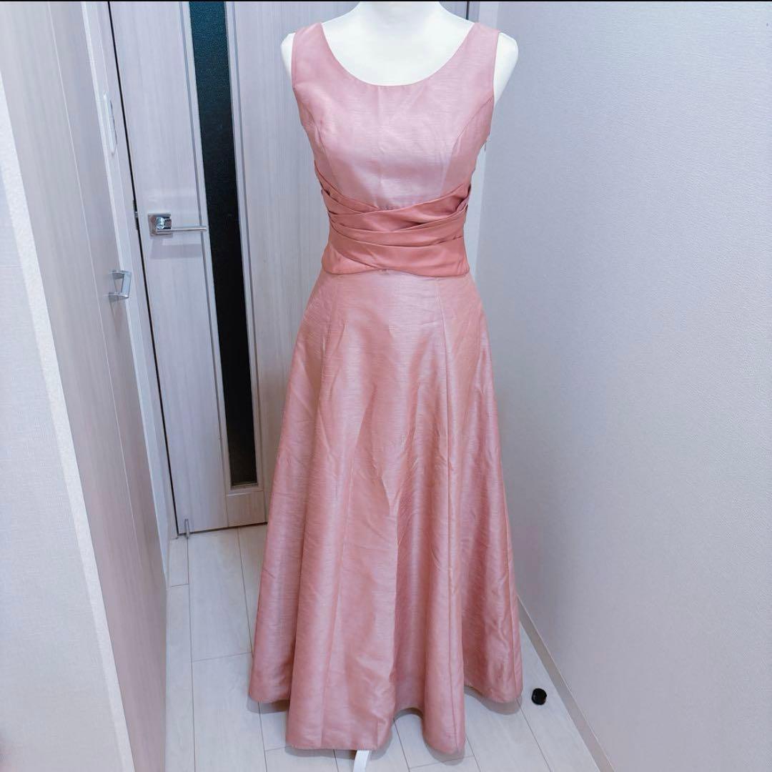 【訳アリ】AIMER エメ　9号ピンクノースリーブ　ステージドレス　演奏会