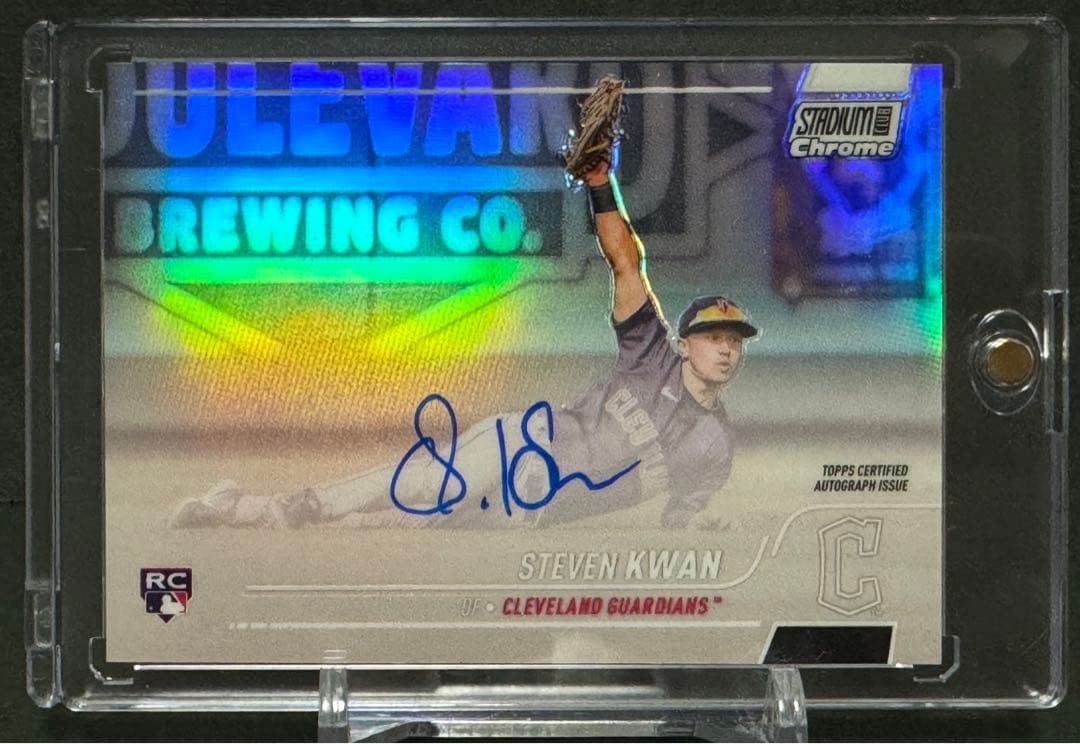 スティーブン　クワン　topps stadium club ルーキー　サイン