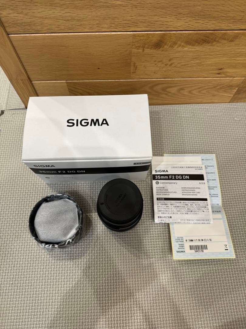SIGMA 35mm F2 DG DN レンズ　SONY