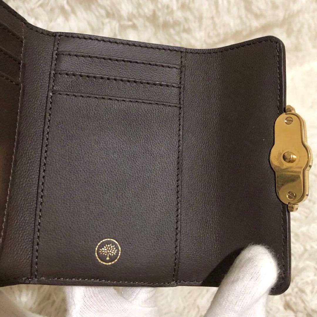 現行·未使用✨マルベリー レザー　三つ折り財布