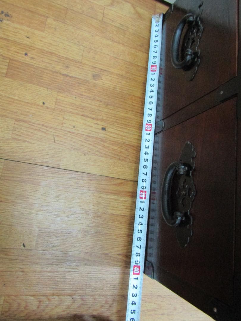 階段箪笥　昭和レトロ　ヴィンテージ　木製2段引き出しタンス