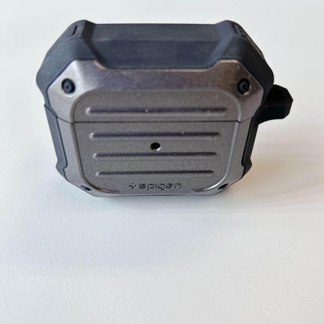 Airpods 第3世代 ケース ワイヤレス充電 対応 カラビナ ブラック