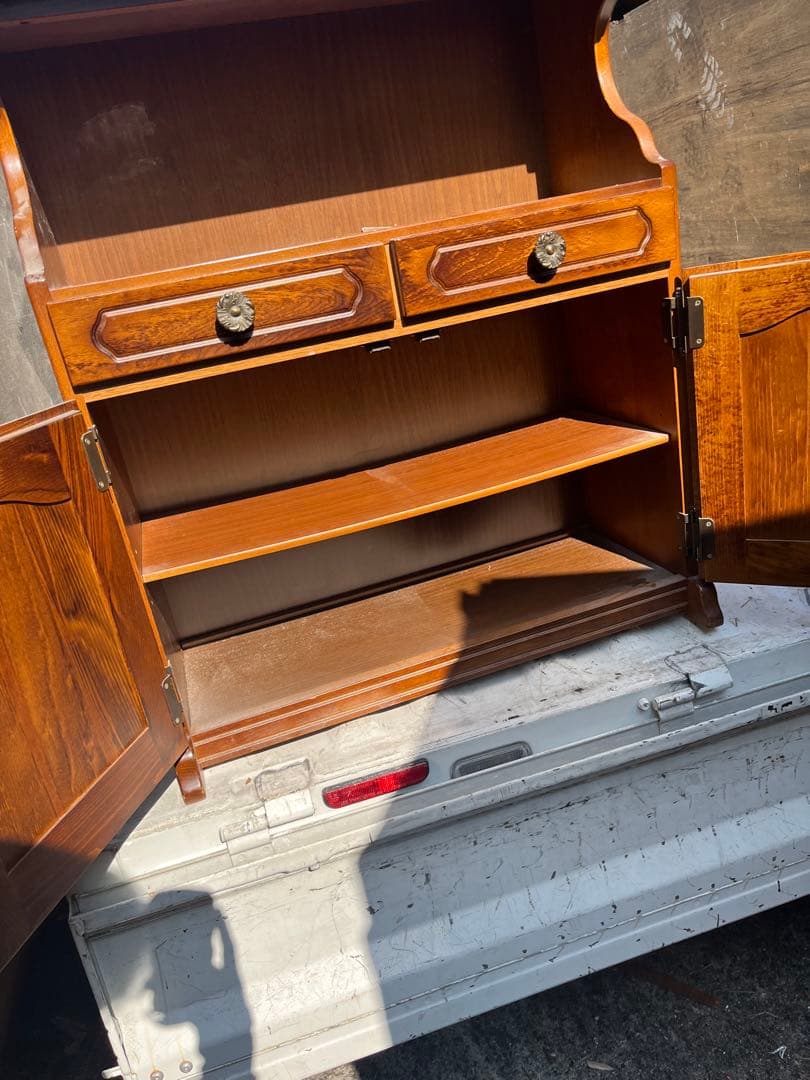 カリモク　karimoku コロニアル　木製電話台 ダークブラウン 幅約60cm