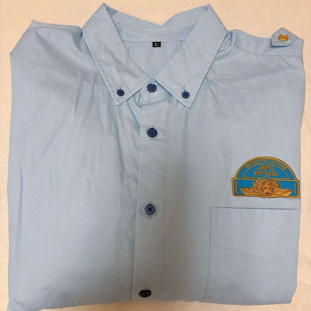 名探偵コナン キャラデザインシャツ　松田陣平　Lサイズ