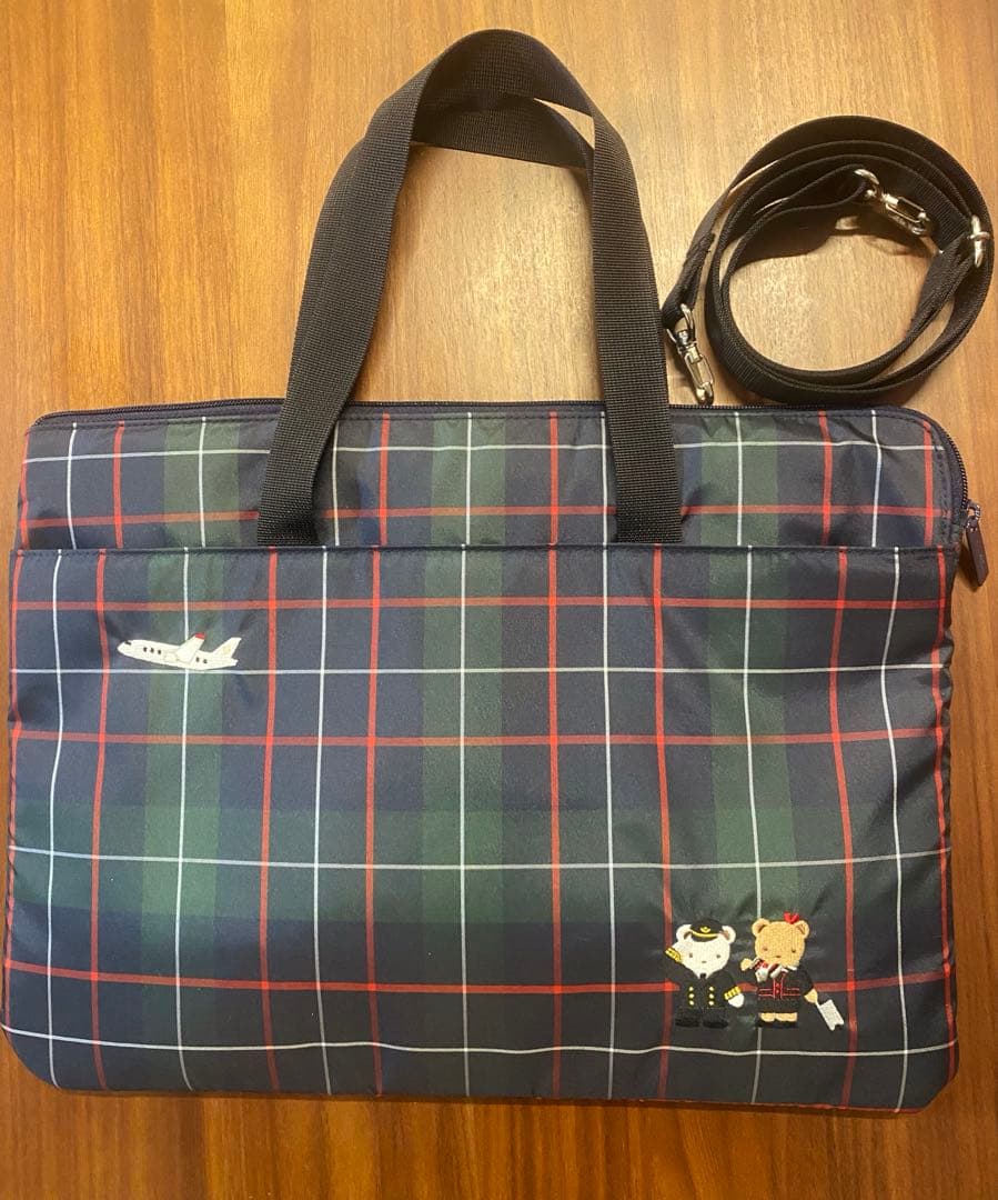 【極美品激レア】familiar ファミリア　JAL PCケース　バッグ