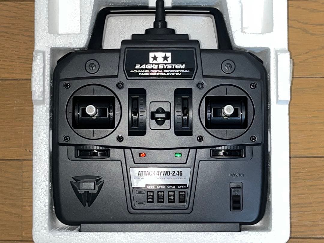 新品★【タミヤ 4チャンネル プロポ★ATTACK 4YWD】受信機 セット★