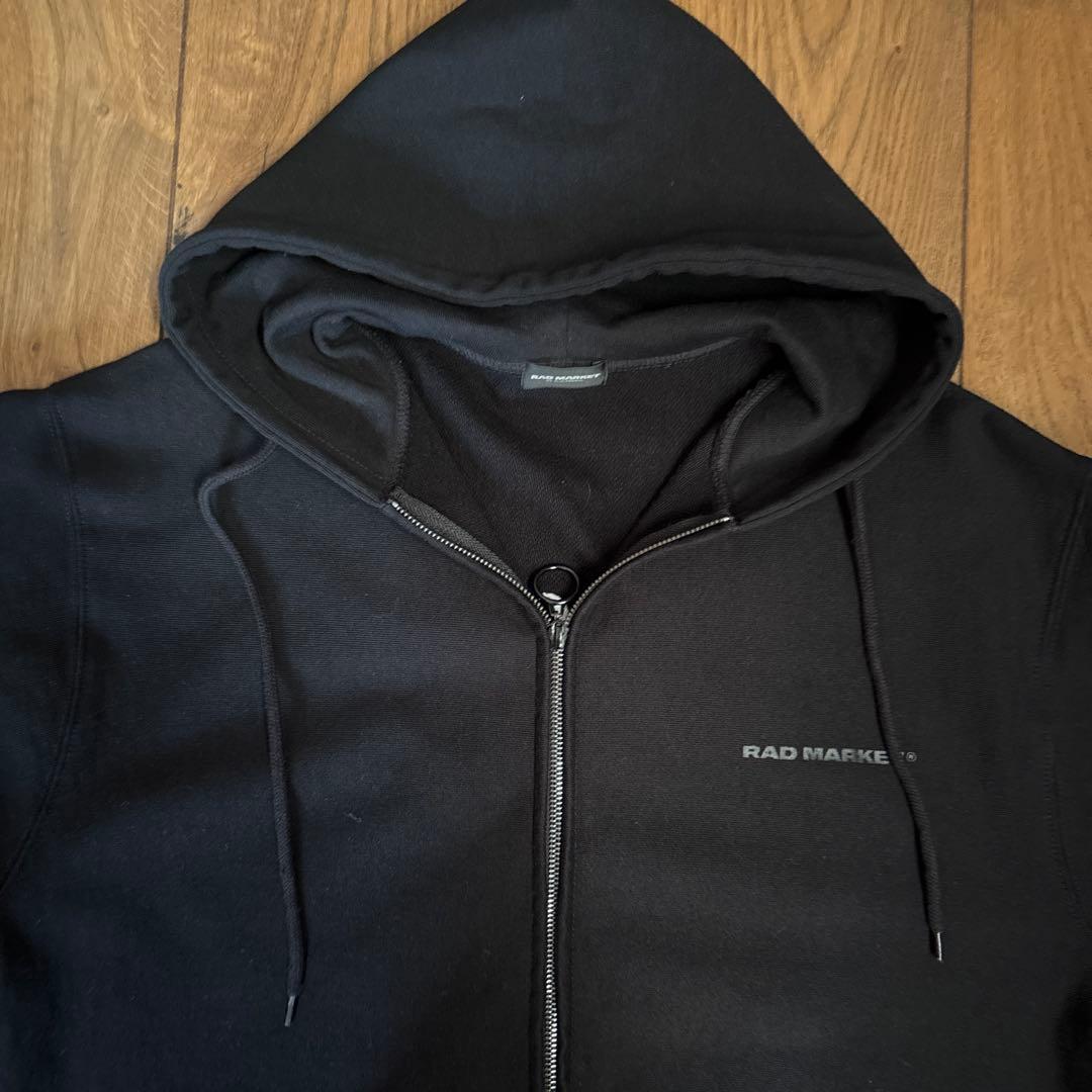 ミュージシャン the GazettE LOGO HOODIE BLACK X WHITE