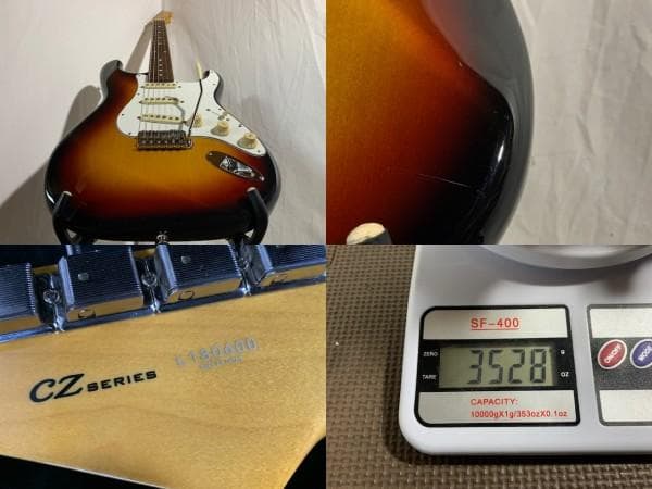 ★良好 定価8万超★HISTORY★CZ-SV 3TS★エレキギター★管G312