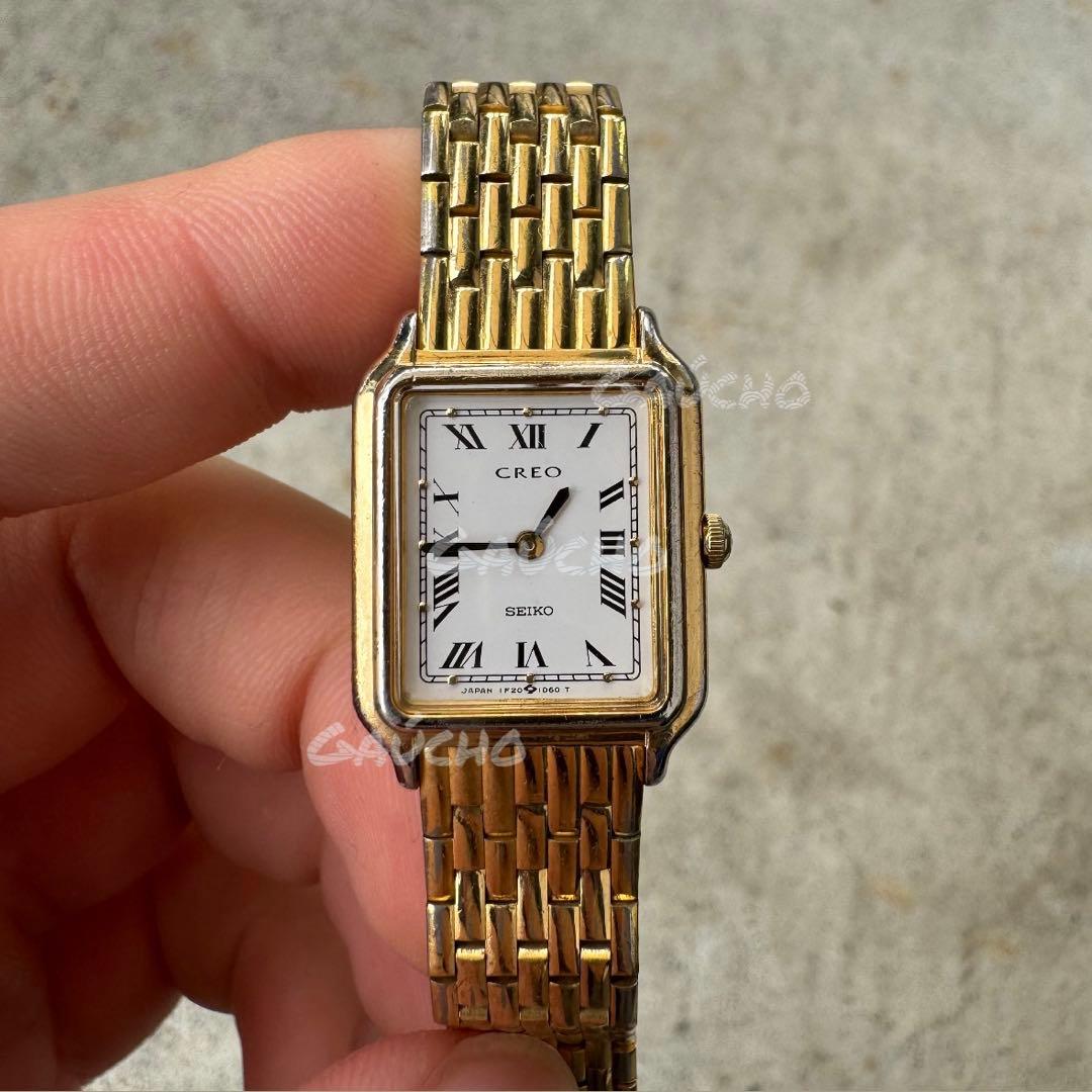 【新品電池】seikoレクタンギュラー スクエア tank 美品