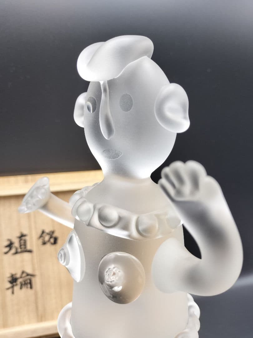 ☆超希少品☆黒木国昭 埴輪 手吹きガラス