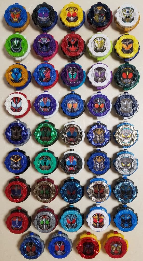 ライドウォッチ プレミアムバンダイ限定キラキラメッキ ガシャポン 食玩コンプ 他