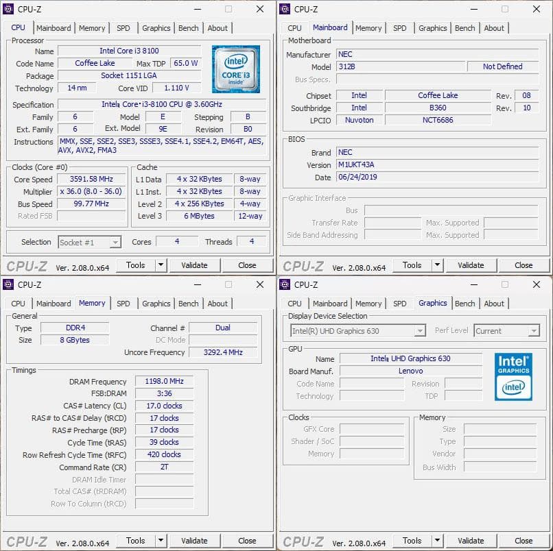 本日限定特価【Win11 8世代】NEC Mate MRL36L-4