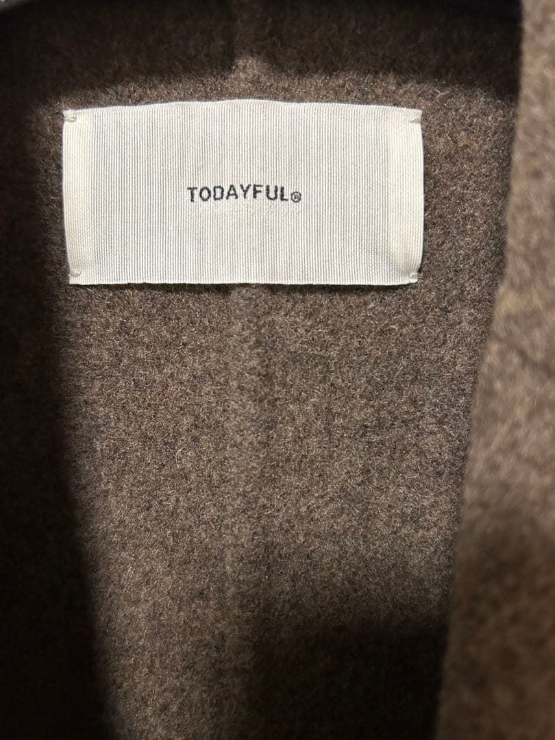 TODAYFUL Wool Over Coat ウールオーバーコート ブラウン