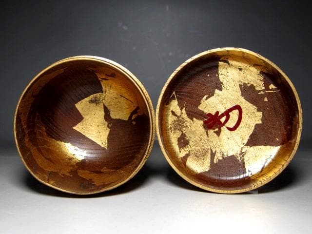 ＜土日限定価格＞駒沢利斎 桐木地 中棗 裏千家十四代 淡々斎花押　　　m129