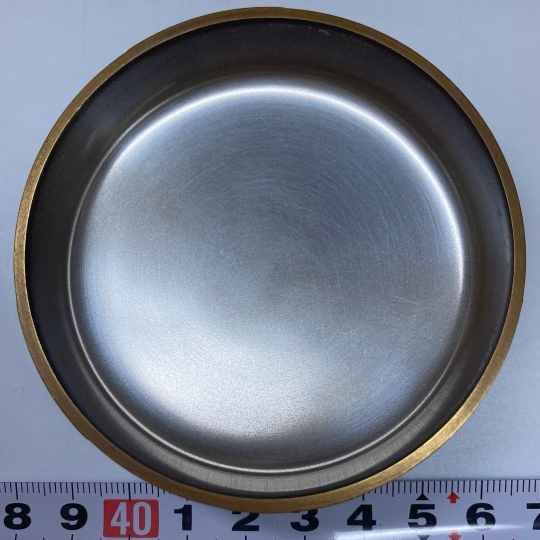 吉田華正造　六瓢蒔絵　銀錆塗　内銀地　大棗　高さ7.3cm東N7-1118☆2F