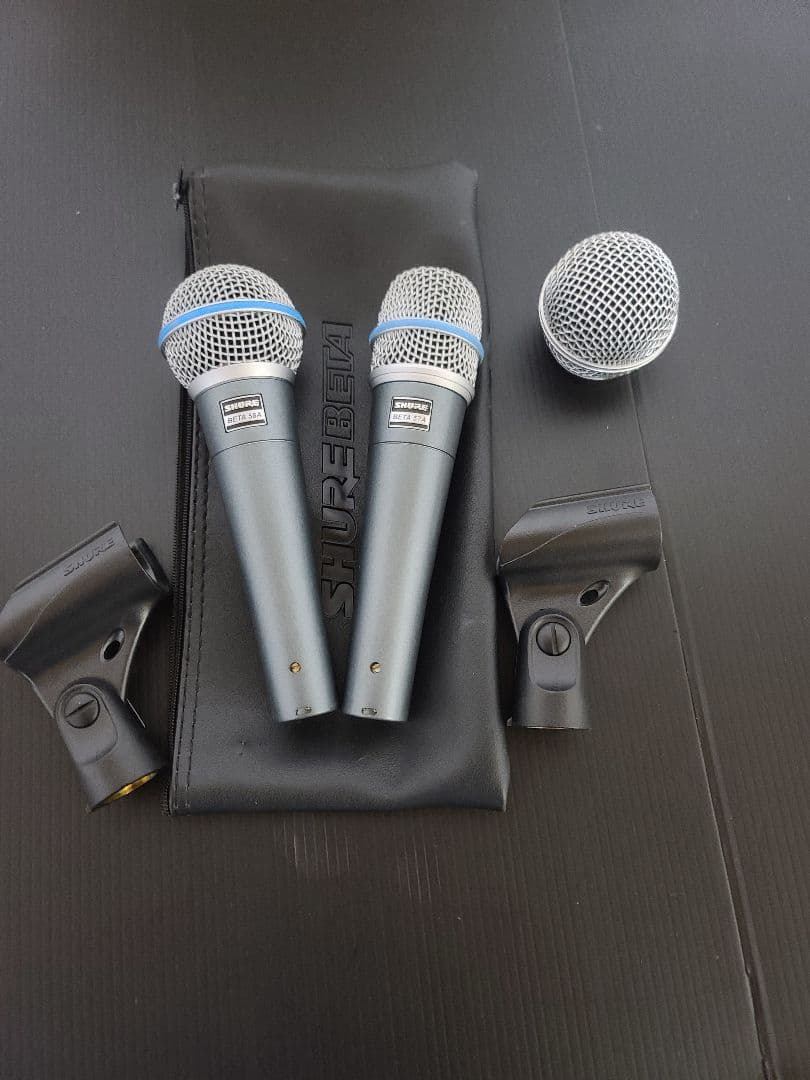 SHURE BETA 58A BETA 57A ダイナミックマイク 2 本セット