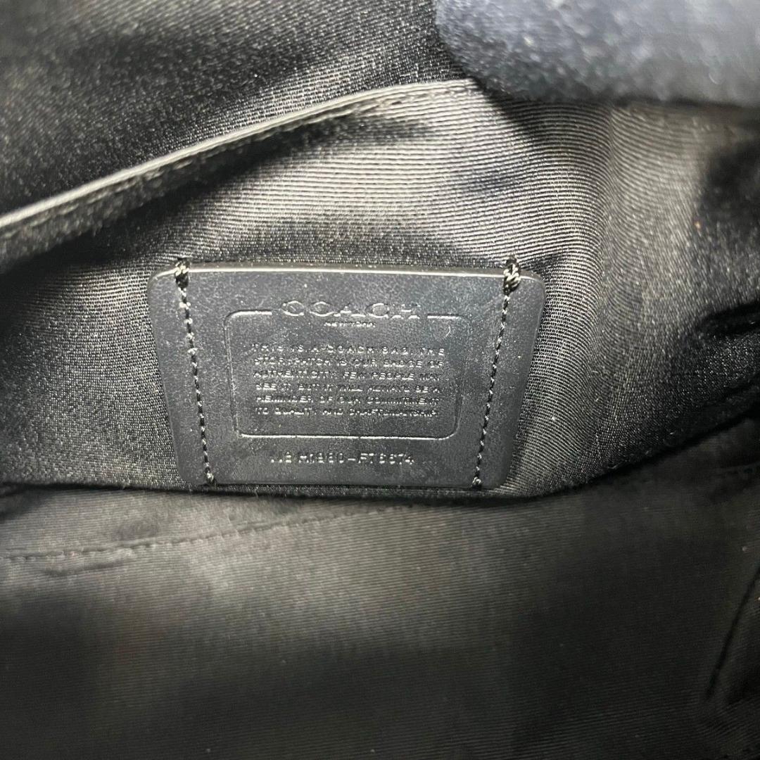 未使用級 COACH コーチ ショルダーカメラバッグ ブラウン シグネチャー