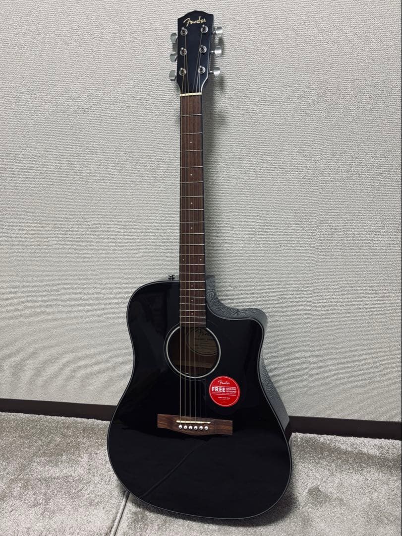 Fender エレアコギター CD-60SCE Black