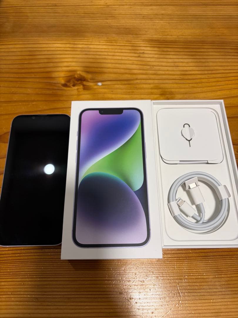 iPhone14 パープル　256GB