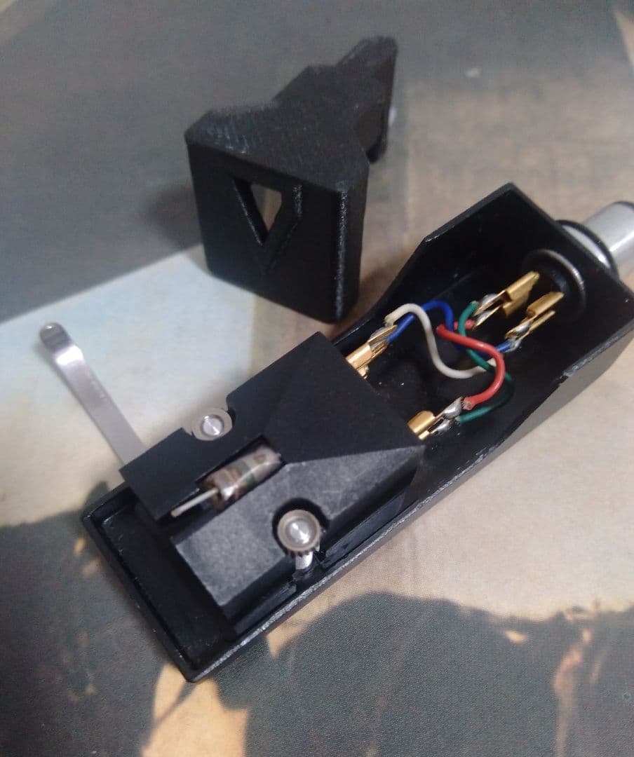 デノン MCカートリッジ DL-103 ヘッドシェル PCL-3 出力音質良好品