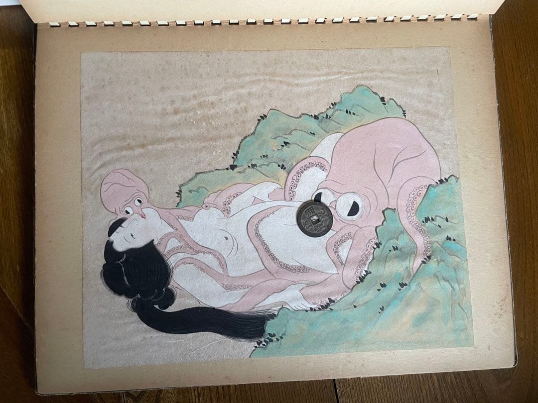 春画　12幅　日本画　肉筆　骨董　年代物　手描き