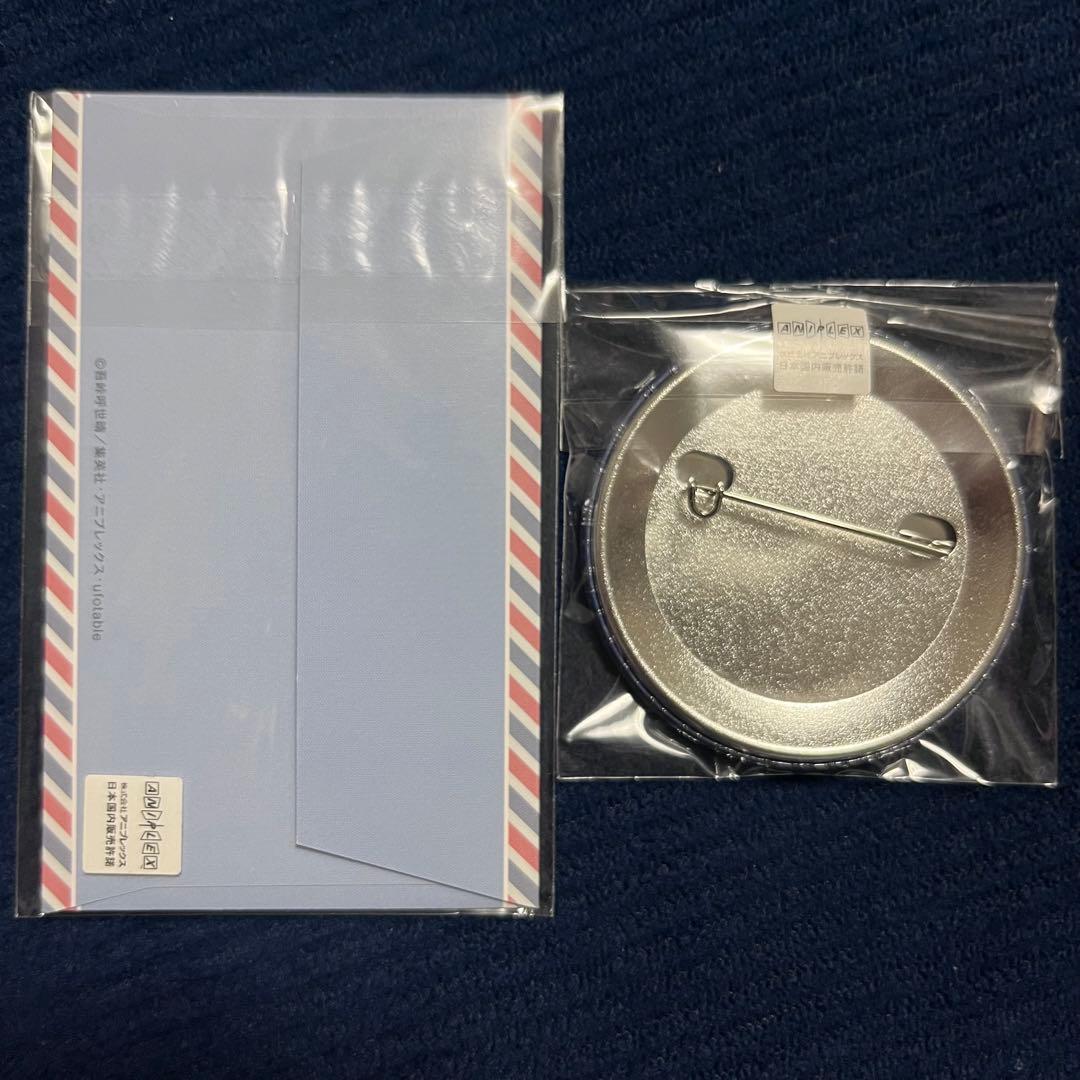 鬼滅の刃　チェキ風ブロマイド　缶バッジ　冨岡義勇　ワールドツアーWT ダイニング