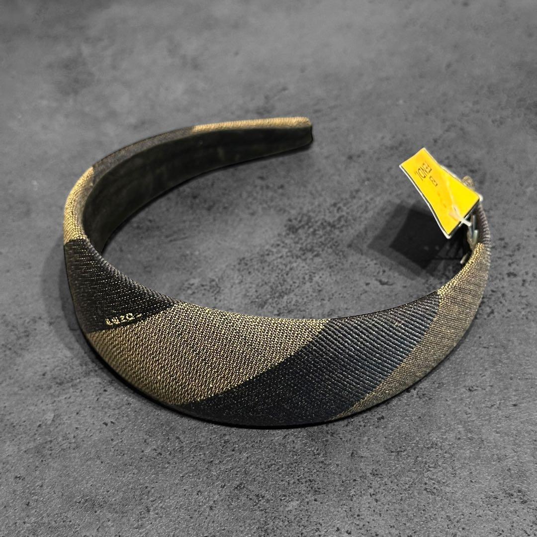 【未使用　タグ付】FENDI ペカン柄　カチューシャ　ヘアバンド