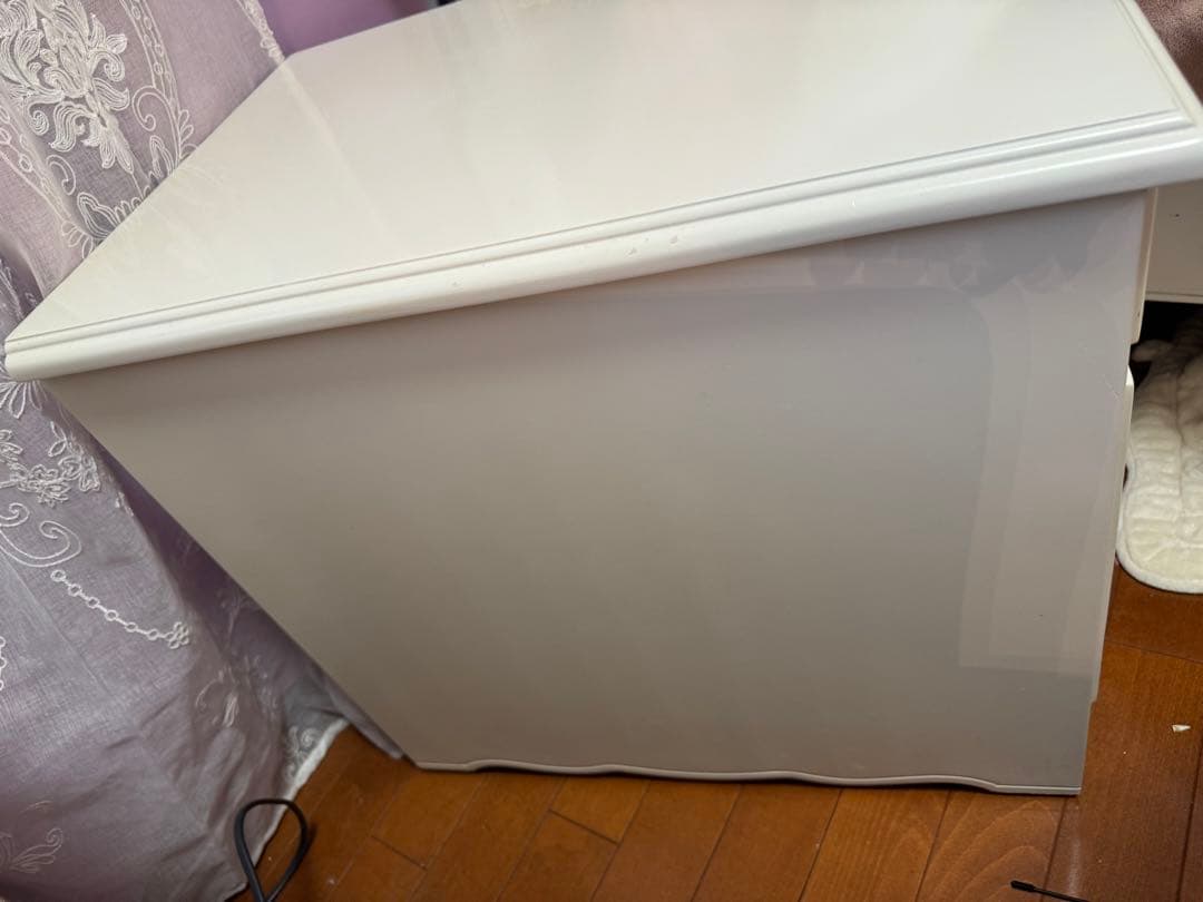 サイドチェスト　白　アンティーク