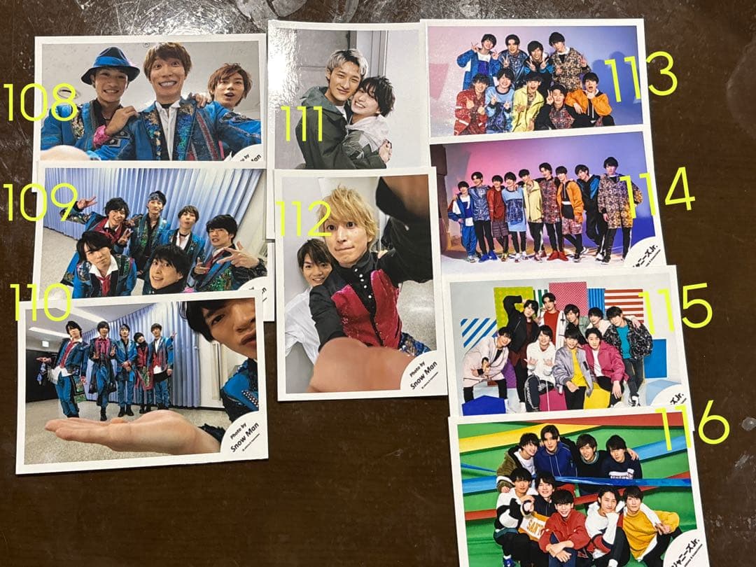 Man 6人ver. 公式生写真　混合・集合