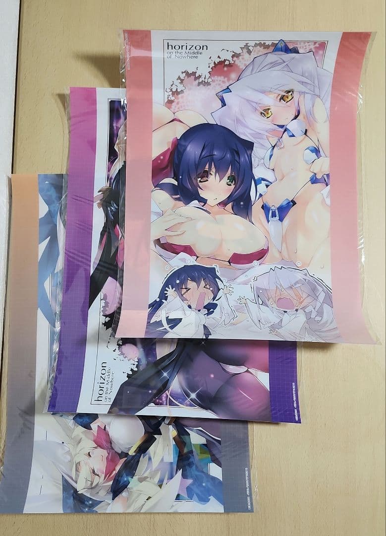 境界線上のホライゾン A3クリアポスター3枚 オンラインくじ
