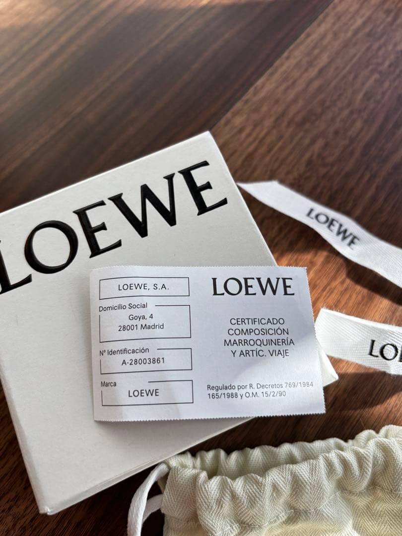 【美品】LOEWE ロエベ アナグラムブローチ 4色