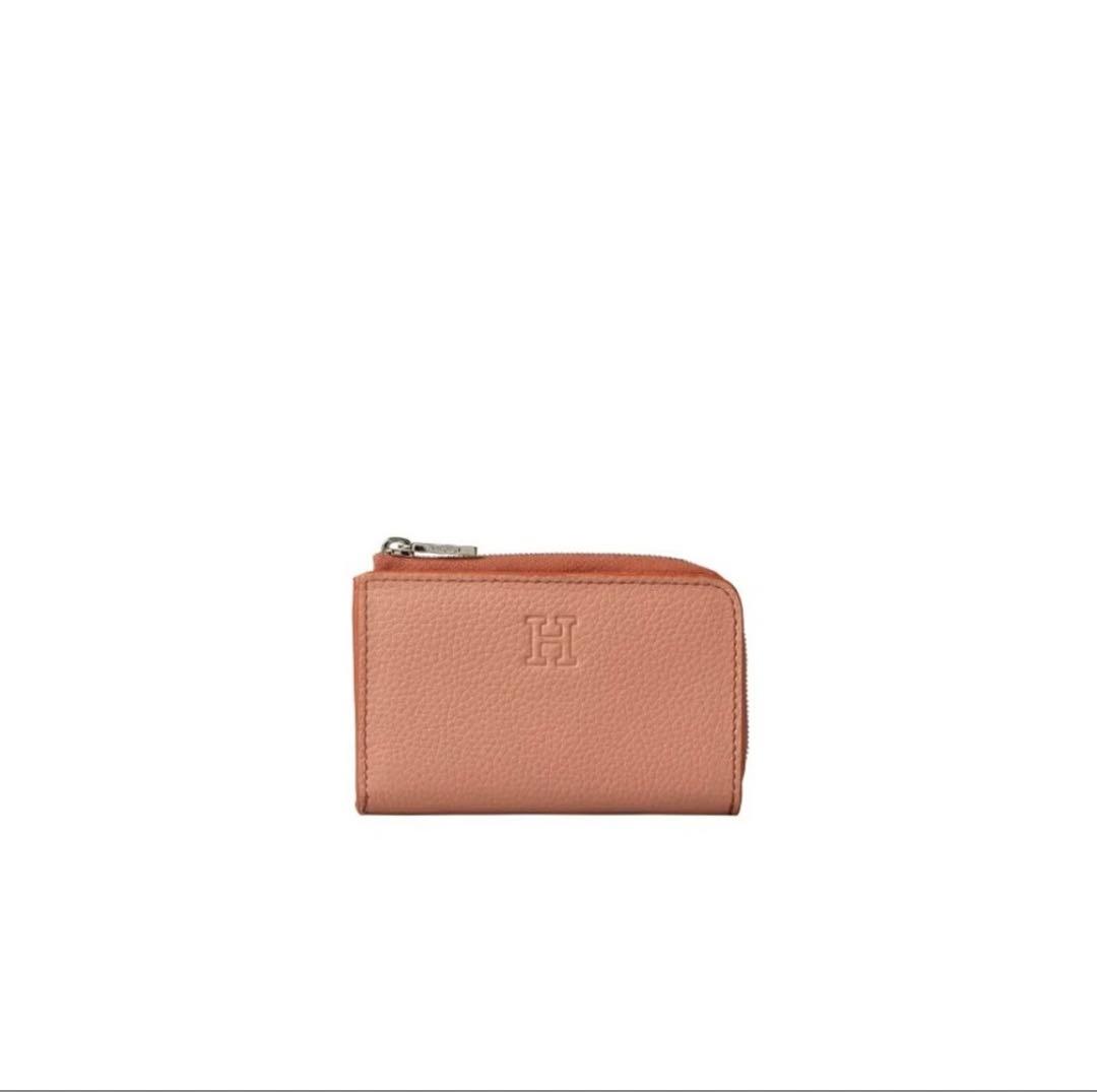 H ブラウンレザー ミニ財布　HIROFU