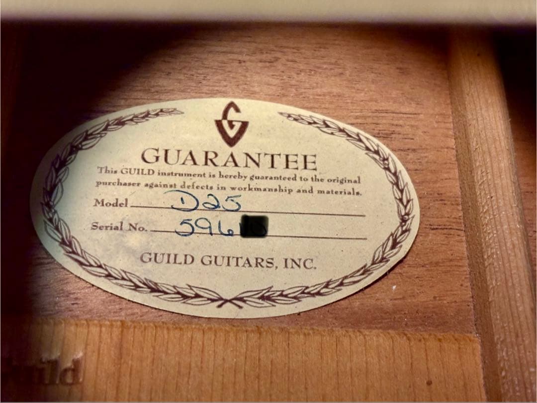 GUILD D-25 1971年製 ビンテージ