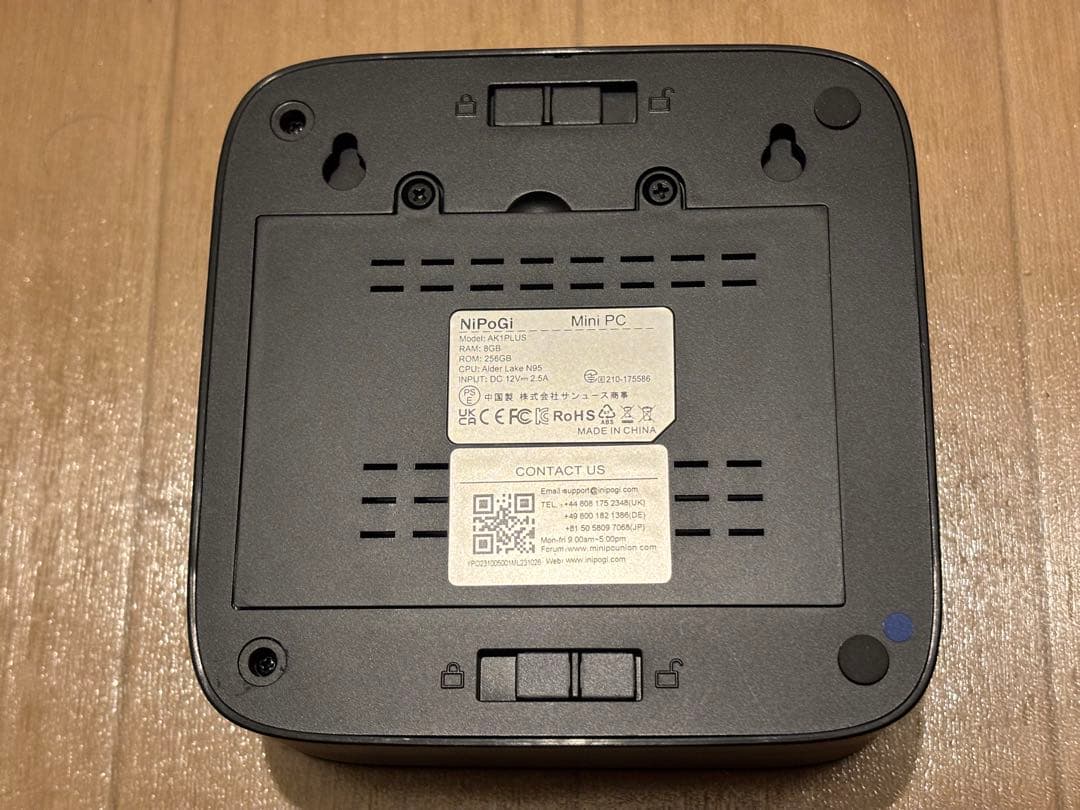 Nipogi Mini PC コンパクトモデル