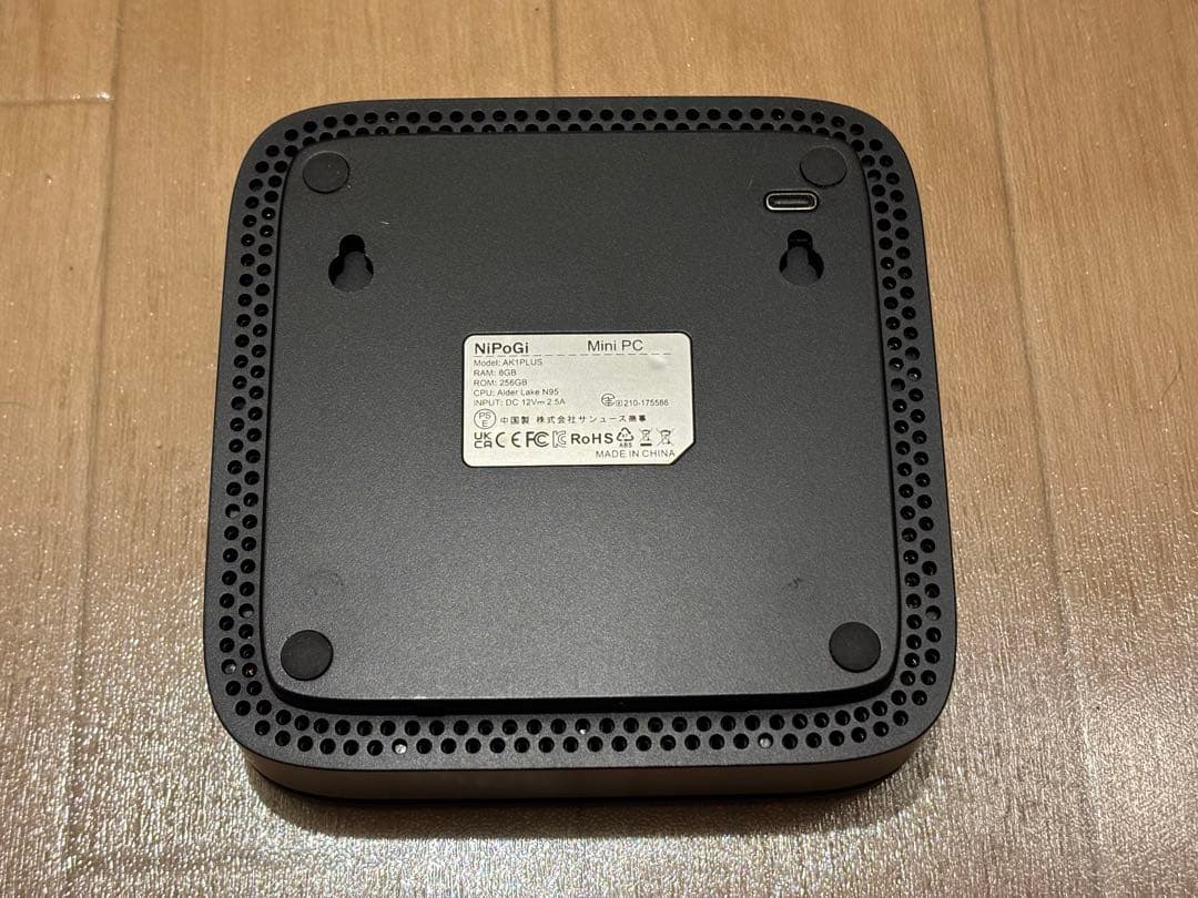 Nipogi Mini PC コンパクトモデル