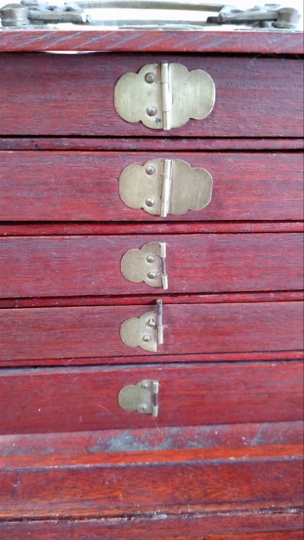 麻雀牌、木製箱超レア時代物