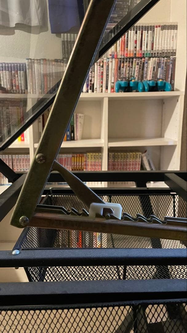 製図用ガラスデスク　ブラック