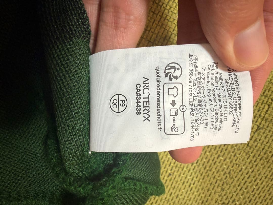 ARC'TERYX Bird Head Toque 緑色