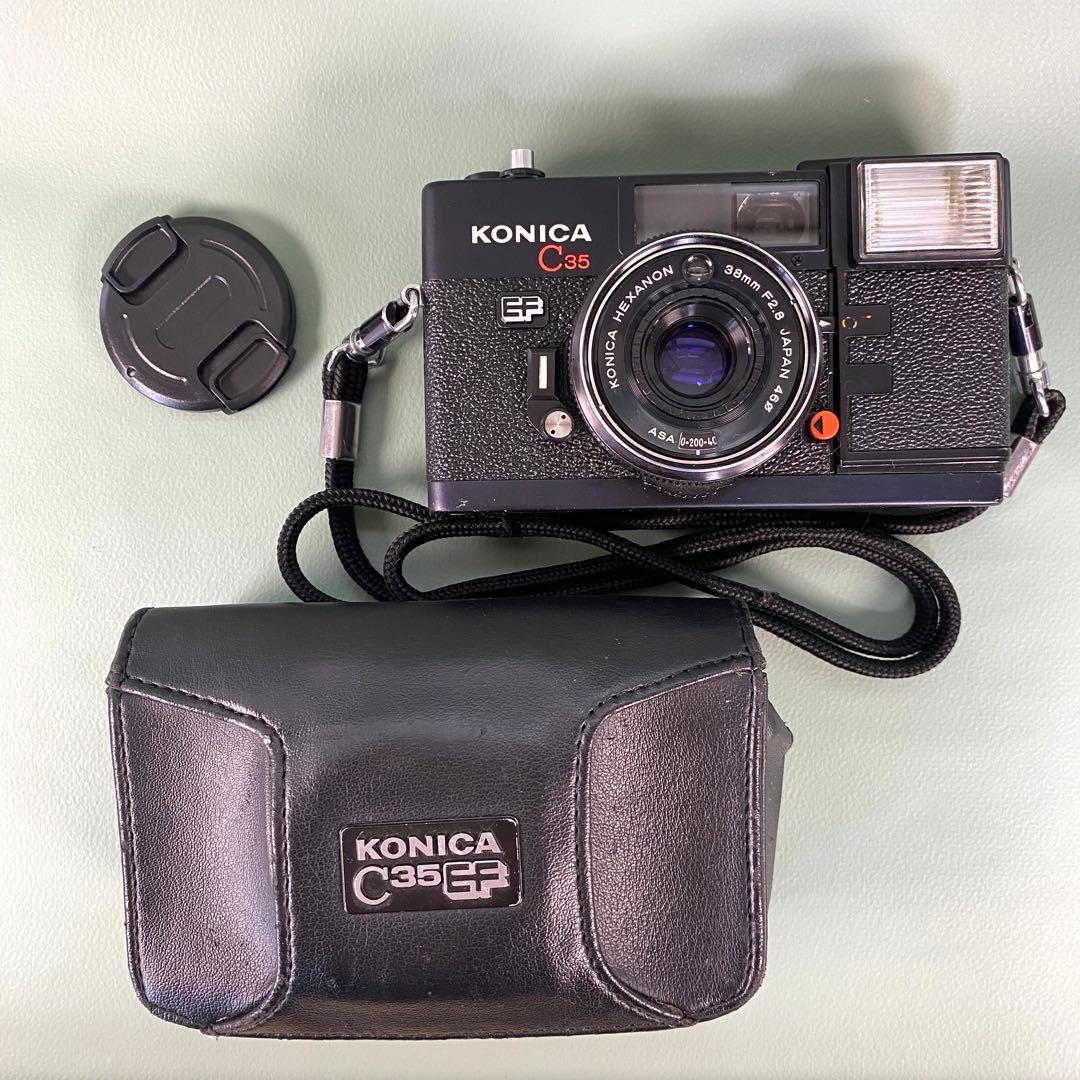 【作動保証1ヶ月】　整備済、完動品/ コニカ Konica C35 EF